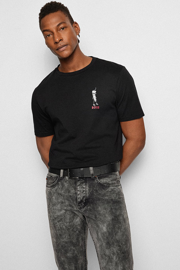 ΖΩΝΗ BOSS - 001 ΜΑΥΡΟ